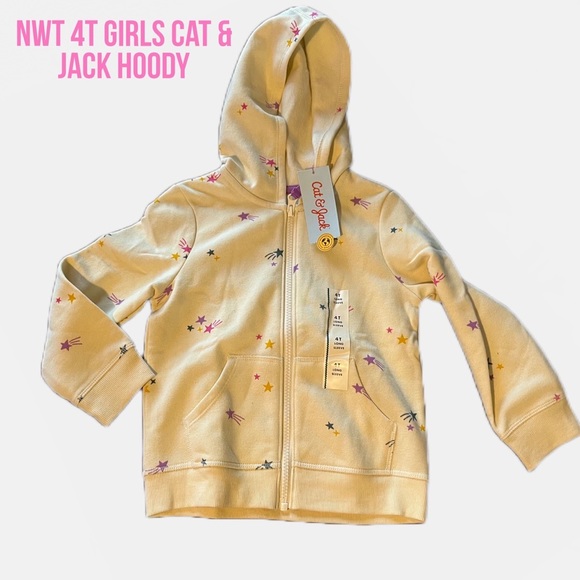 Cream zip up hooded jacket - Picture 1 of 1